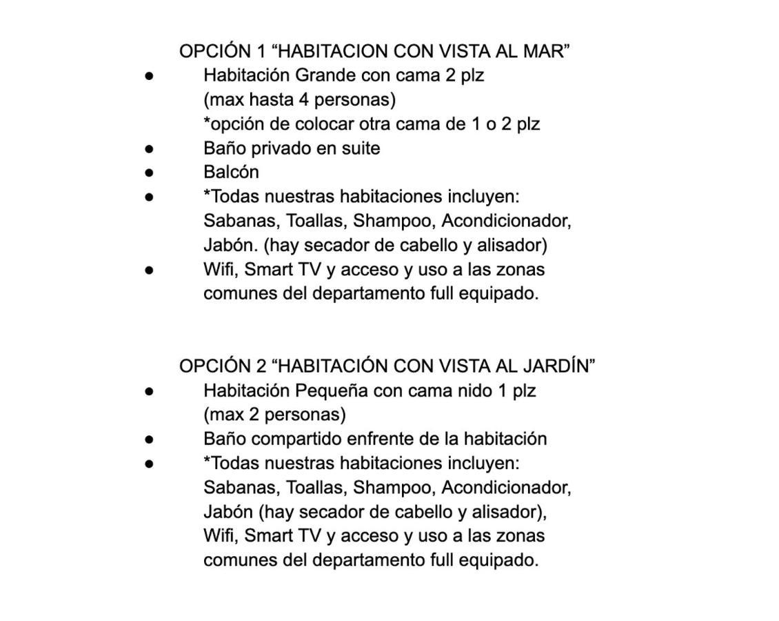 Vistas Del Mar: Apartamento Compartido Con De Y Amenidades